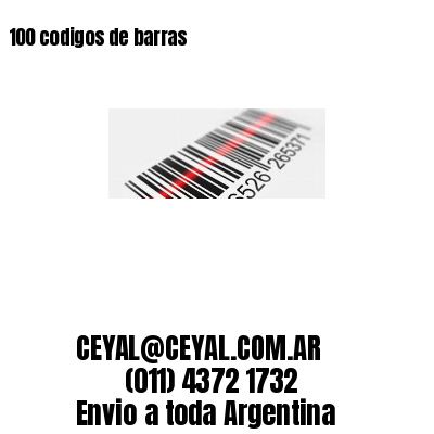 100 codigos de barras