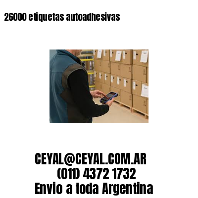 26000 etiquetas autoadhesivas