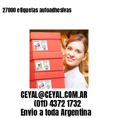 27000 etiquetas autoadhesivas
