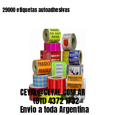 29000 etiquetas autoadhesivas