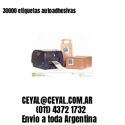30000 etiquetas autoadhesivas
