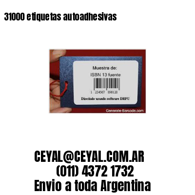 31000 etiquetas autoadhesivas
