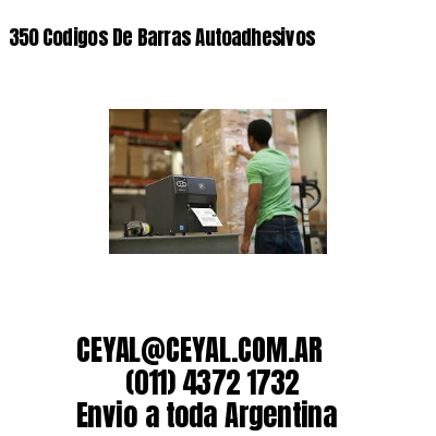 350 Codigos De Barras Autoadhesivos
