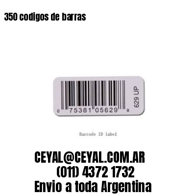 350 codigos de barras