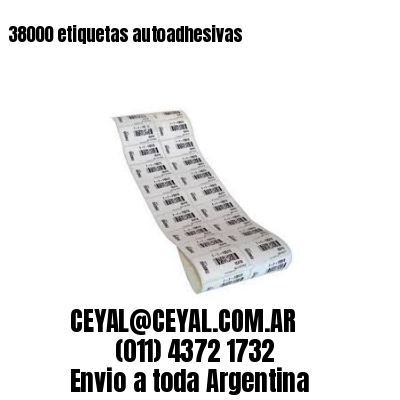 38000 etiquetas autoadhesivas