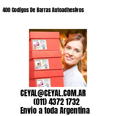 400 Codigos De Barras Autoadhesivos