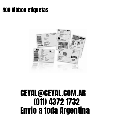 400 Ribbon etiquetas