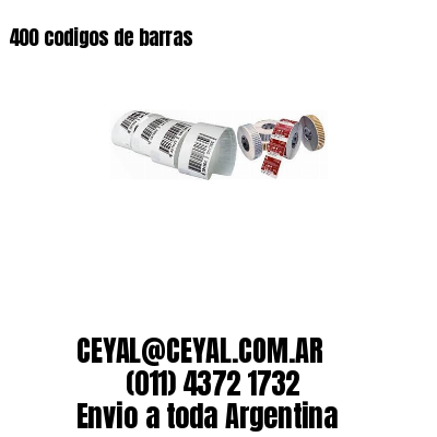 400 codigos de barras