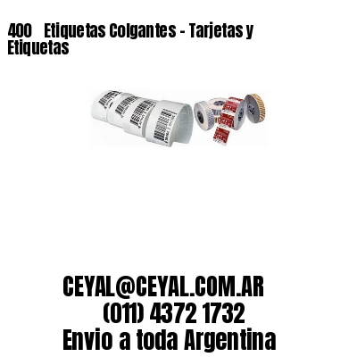 400 ‎ Etiquetas Colgantes – Tarjetas y Etiquetas