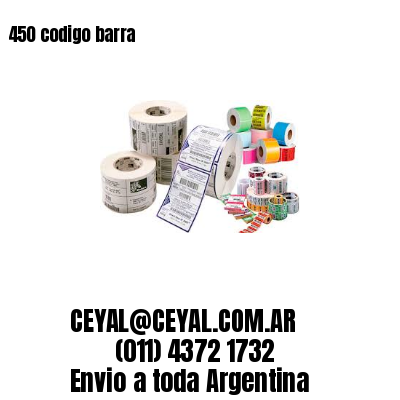 450 codigo barra