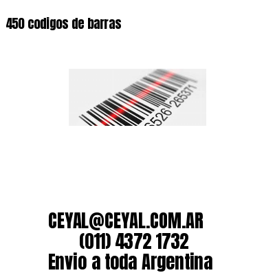 450 codigos de barras