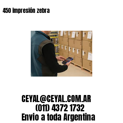 450 impresión zebra