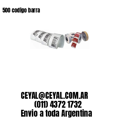 500 codigo barra