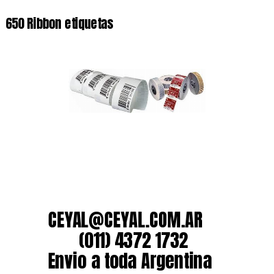 650 Ribbon etiquetas