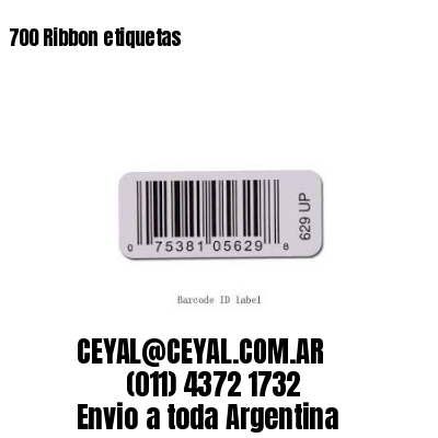 700 Ribbon etiquetas