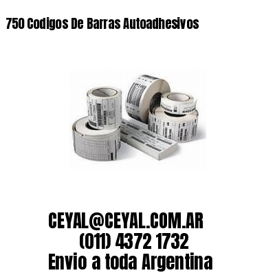 750 Codigos De Barras Autoadhesivos