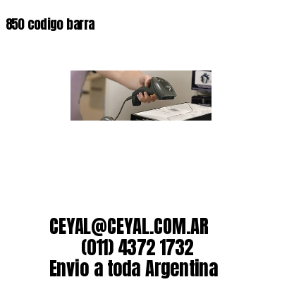 850 codigo barra