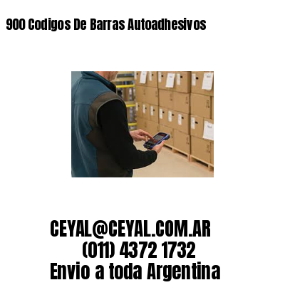 900 Codigos De Barras Autoadhesivos