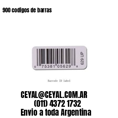 900 codigos de barras