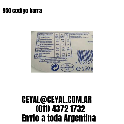 950 codigo barra