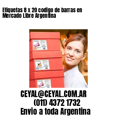 Etiquetas 8 x 20 codigo de barras en Mercado Libre Argentina