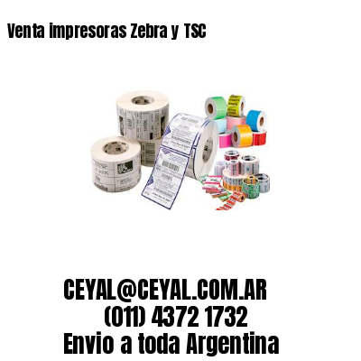 Venta impresoras Zebra y TSC