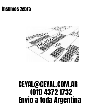 insumos zebra