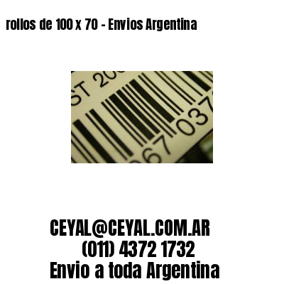 rollos de 100 x 70 – Envios Argentina