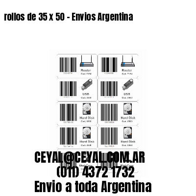 rollos de 35 x 50 – Envios Argentina