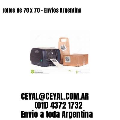 rollos de 70 x 70 – Envios Argentina