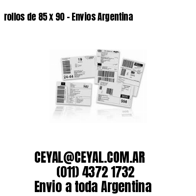 rollos de 85 x 90 – Envios Argentina