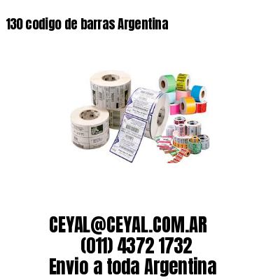130 codigo de barras Argentina