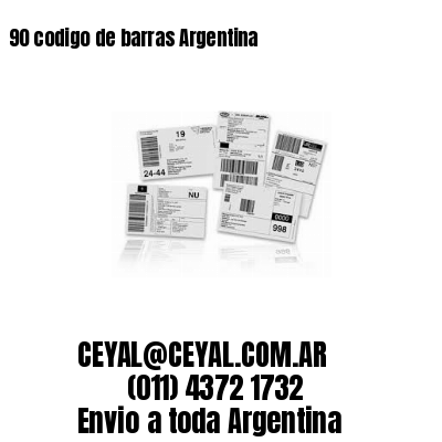 90 codigo de barras Argentina
