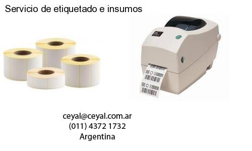 80 X 25 Termicas  x 1000 etiquetas – Argentina