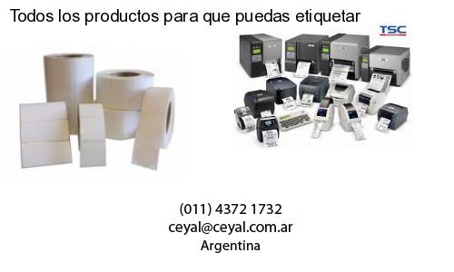75 x 25 Termicas  x 1000 etiquetas – Argentina