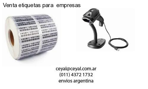 etiquetas  5 x 13  cm