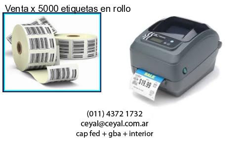 etiquetas  2 x 5  cm