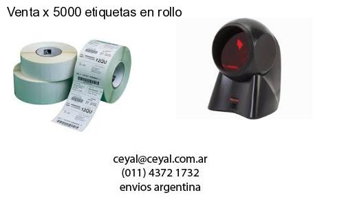 100 X 80 Termicas  x 1000 etiquetas – Argentina