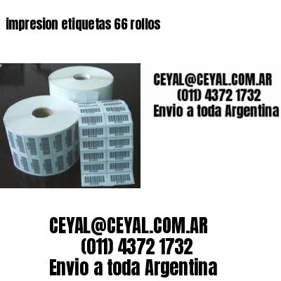 impresion etiquetas 66 rollos