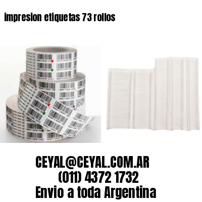 impresion etiquetas 73 rollos