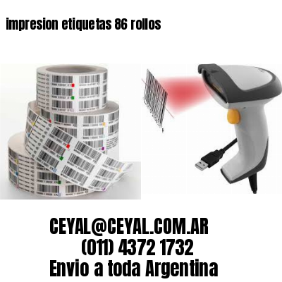 impresion etiquetas 86 rollos