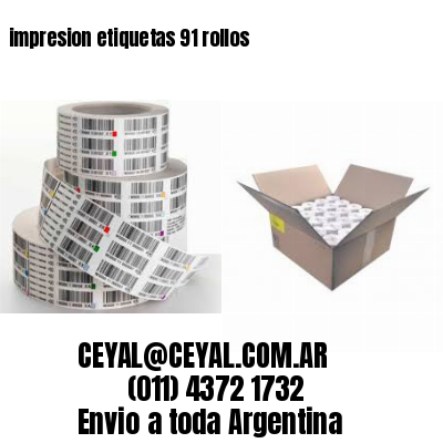 impresion etiquetas 91 rollos