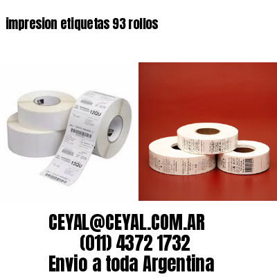 impresion etiquetas 93 rollos