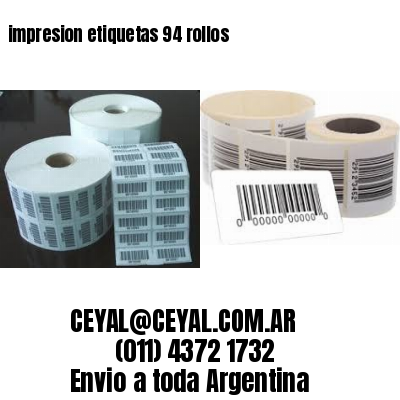 impresion etiquetas 94 rollos
