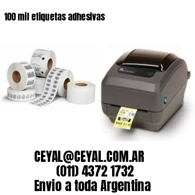 100 mil etiquetas adhesivas