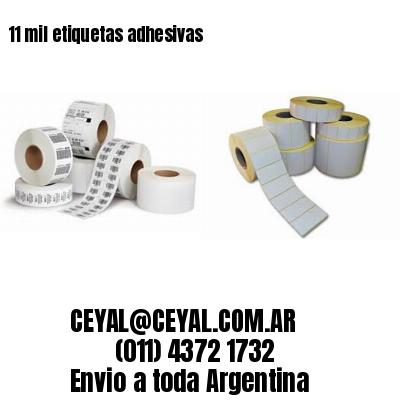11 mil etiquetas adhesivas
