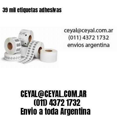 39 mil etiquetas adhesivas