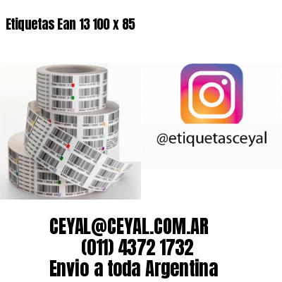 Etiquetas Ean 13 100 x 85