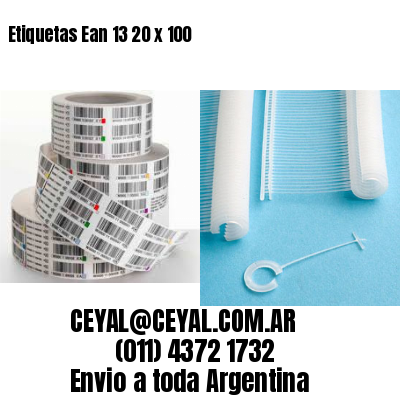 Etiquetas Ean 13 20 x 100