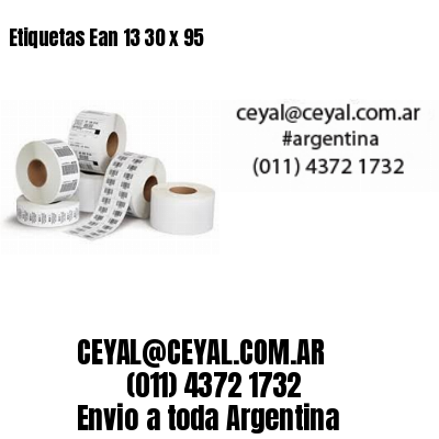 Etiquetas Ean 13 30 x 95